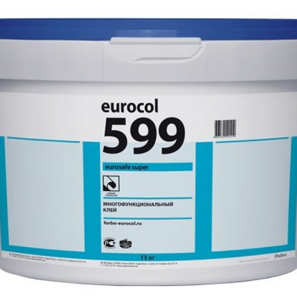 Клей Forbo 599 Eurosafe Super водно-дисперсионный клей 10 кг