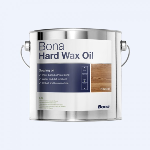 Масло для паркета Bona Hard Wax Oil Бона Хард Вакс Оил 2.5 л матовое/полуматовое