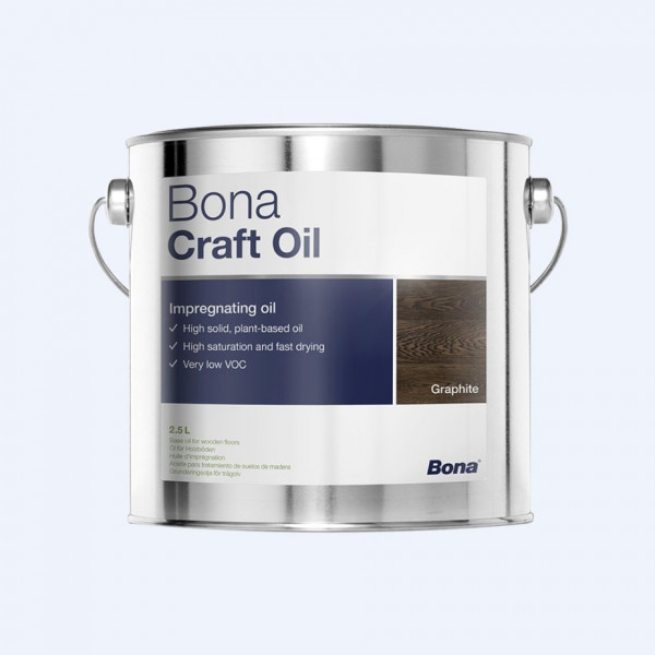 Натуральное масло для паркета Bona Craft Oil 1K Бона Крафт Ойл однокомпонентное 2.5 л.